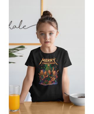 Koszulka dziecięca Świąteczna Rockowe Święta w stylu Metallica rock