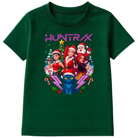Koszulka dziecięca Świąteczna HUNTRIX prezent na święta Hunters k-pop