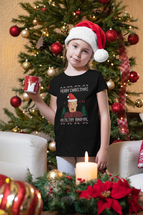 Koszulka dziecięca Świąteczna filmowa Kevin sam w domu T-shirt świąteczny — zdjęcie 3