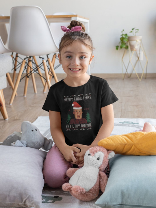 Koszulka dziecięca Świąteczna filmowa Kevin sam w domu T-shirt świąteczny — zdjęcie 4