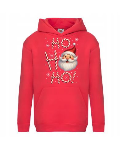 Bluza dziecięca Świąteczna Święta Mikołaj Ho Ho Ho prezent świąteczny