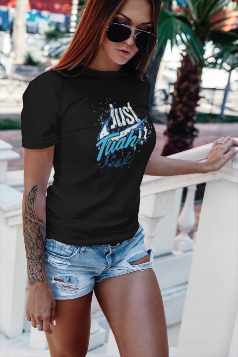 Koszulka damska Just Hawk Tuah it Spit on That Thang trendy modny T-shirt — zdjęcie 5