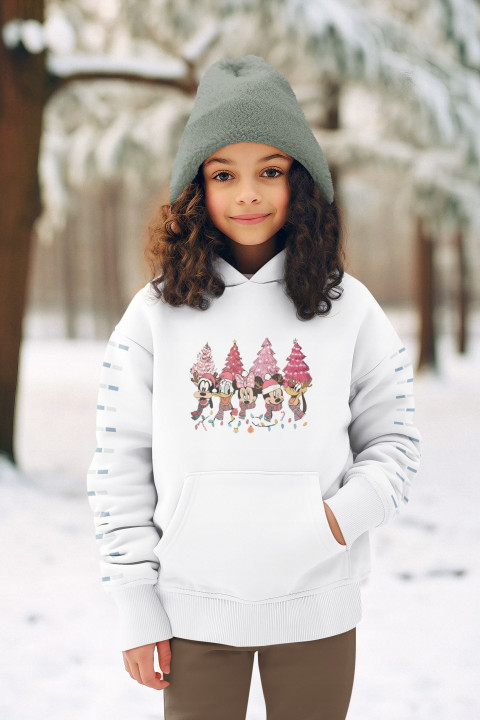 Bluza dziecięca Świąteczna z kreskówkowymi postaciami Myszki Miki — zdjęcie 4