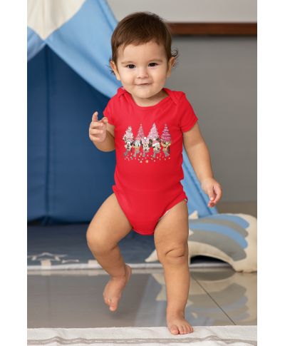 Body dziecięce Świąteczne z kreskówkowymi postaciami Myszki Miki