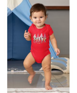 Body dziecięce Świąteczne z kreskówkowymi postaciami Myszki Miki