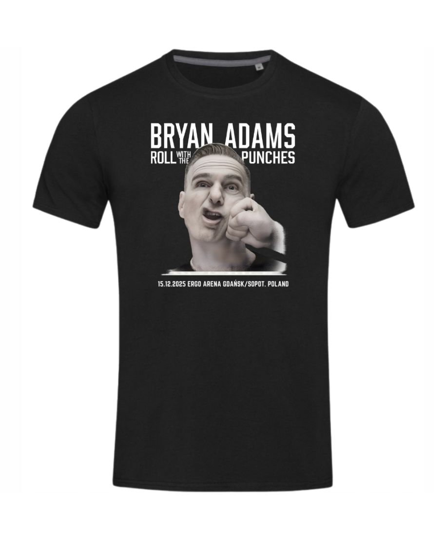 Koszulka męska Bryan Adams Roll With The Punches Tour Gdańsk 2025