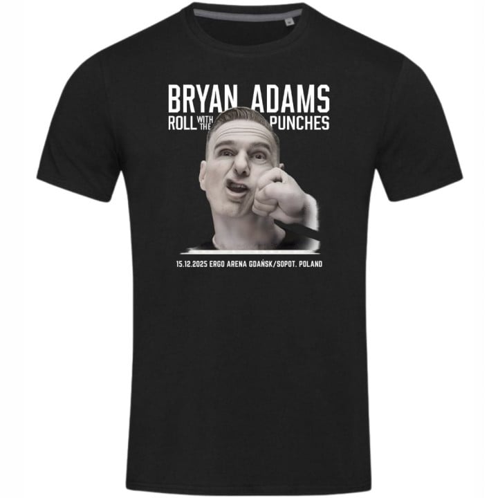 Koszulka męska Bryan Adams Roll With The Punches Tour Gdańsk 2025
