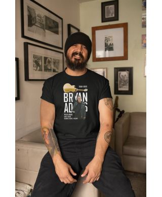 Koszulka męska Bryan Adams na koncert Tour 2025 Gdańsk Ergo Arena