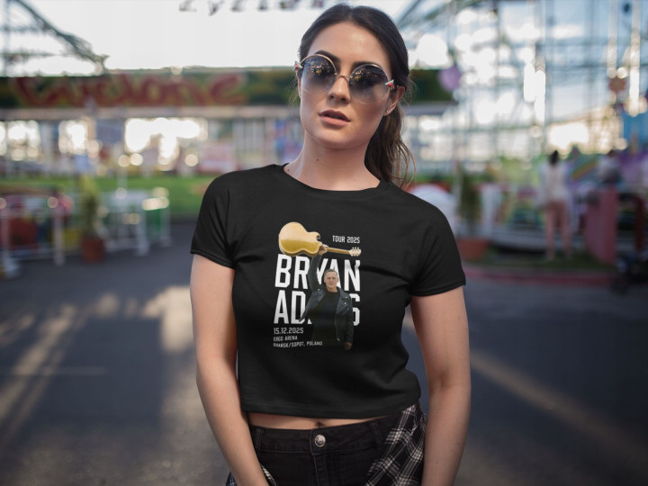 Koszulka damska Bryan Adams na koncert Tour 2025 Gdańsk Ergo Arena — zdjęcie 3