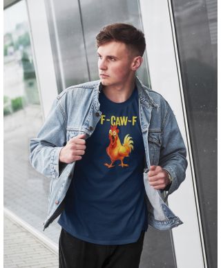 Koszulka męska z kurczakiem śmieszna F-CAW-F Humorystyczny prezent