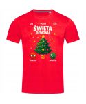 Koszulka męska Świąteczna Święta dzwonią odbierz telefon od choinki