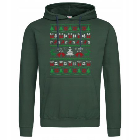 Bluza męska Świąteczna Classic Knit Pattern w stylu ugly sweater