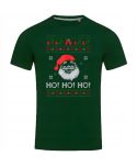 Koszulka męska Świąteczna na Święta HO! HO! HO! ugly sweater Mikołaj