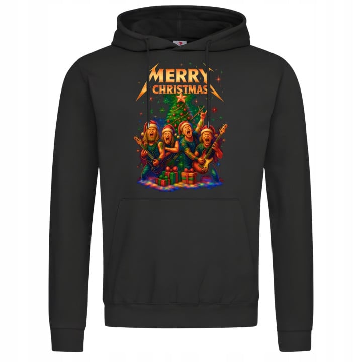 Bluza męska Świąteczna Rockowe Święta w stylu Metallica rock na święta