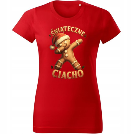 Koszulka damska Świąteczna Świąteczne Ciacho Piernik T-shirt świąteczny