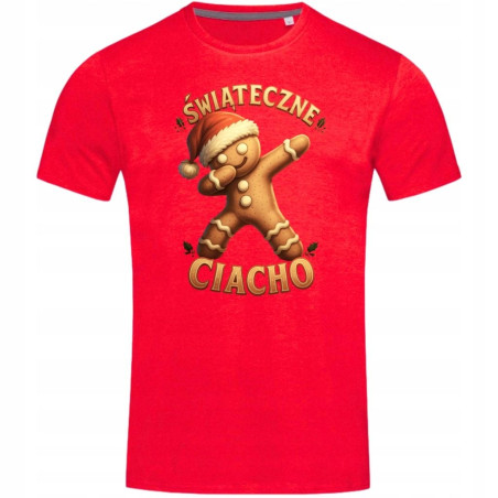 Koszulka męska Świąteczna Świąteczne Ciacho Piernik T-shirt świąteczny