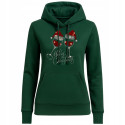 Bluza damska Świąteczna Merry Christmas kieliszki w czapkach mikołaja