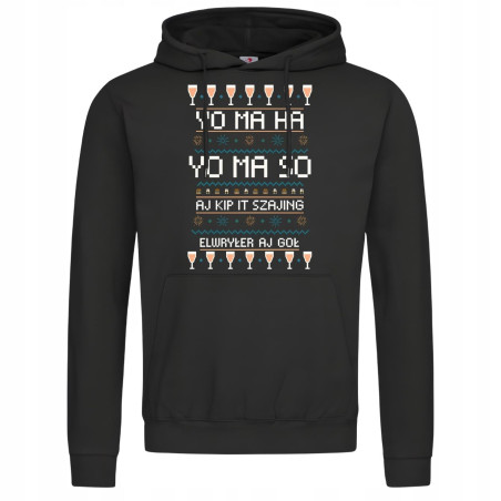 Bluza męska świąteczna z humorem i fajerwerkami imprezowy motyw