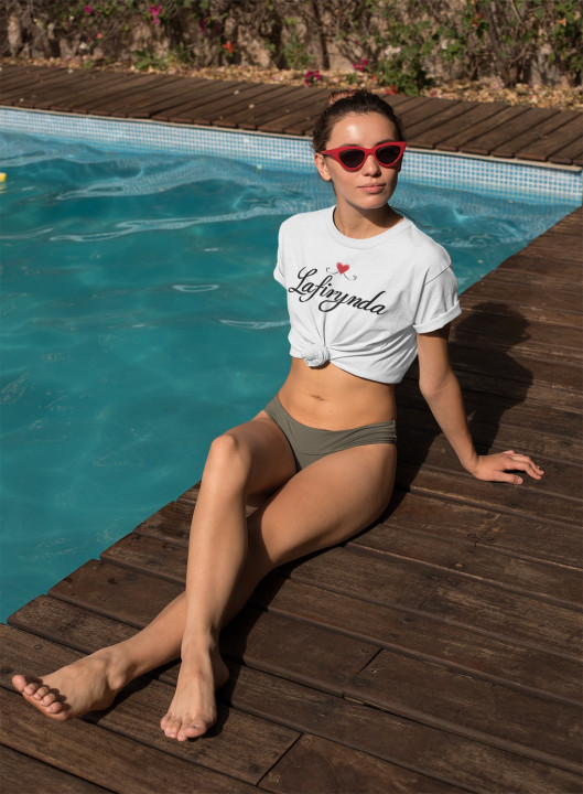Koszulka damska romantyczna Lafirynda prezent śmieszny T-shirt damski — zdjęcie 3