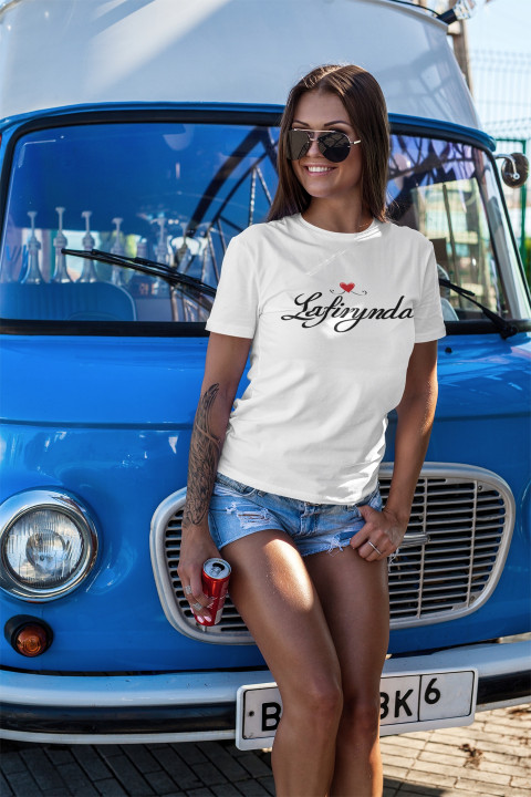 Koszulka damska romantyczna Lafirynda prezent śmieszny T-shirt damski — zdjęcie 4