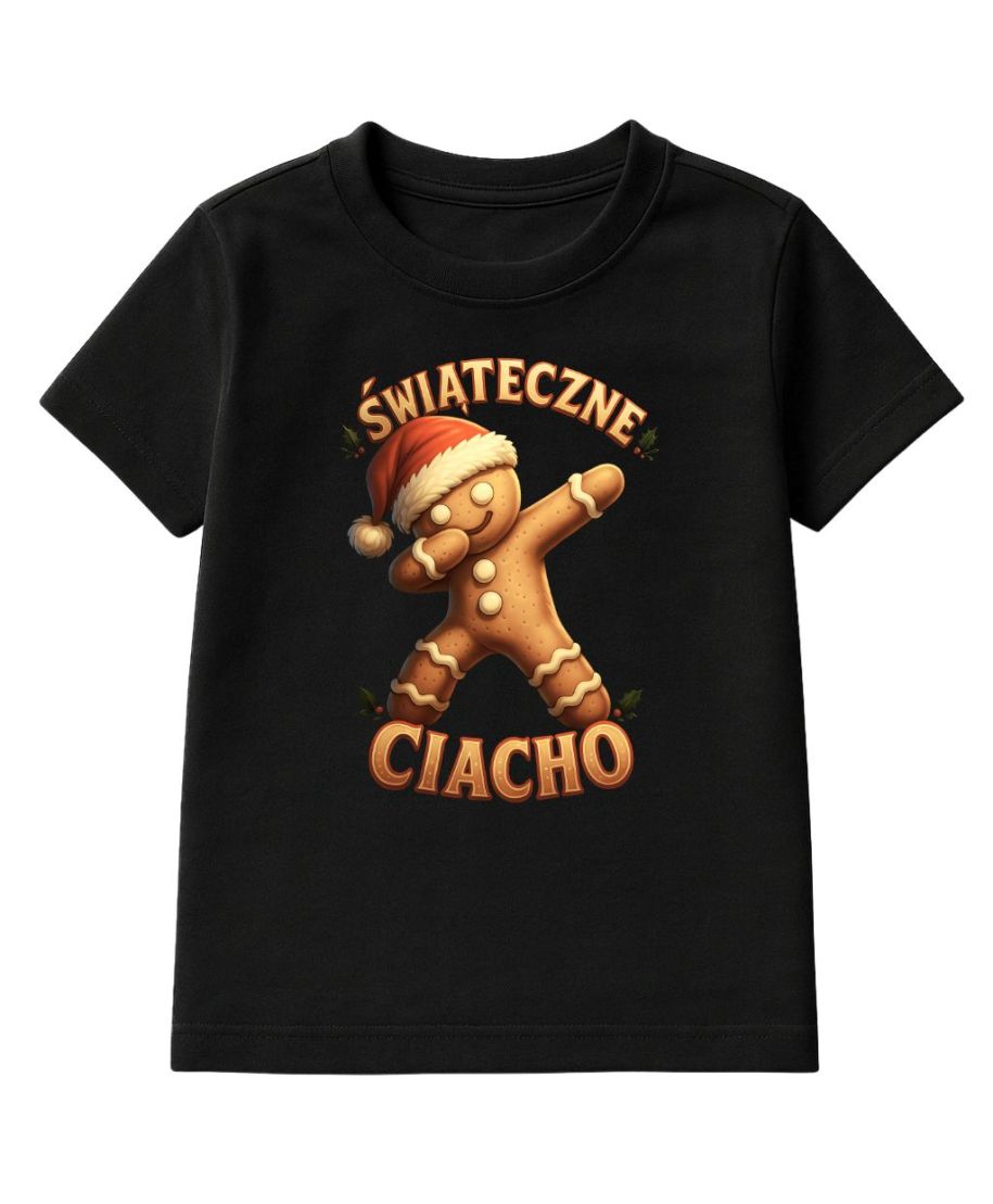 Koszulka dziecięca Świąteczna Świąteczne Ciacho Piernik T-shirt świąteczny