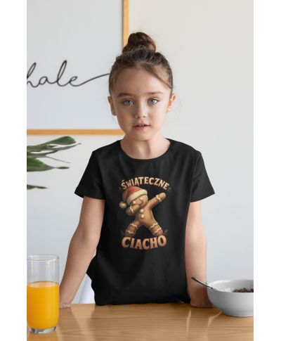Koszulka dziecięca Świąteczna Świąteczne Ciacho Piernik T-shirt świąteczny