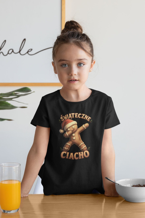 Koszulka dziecięca Świąteczna Świąteczne Ciacho Piernik T-shirt świąteczny — zdjęcie 2