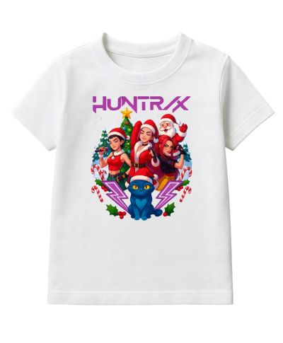 Koszulka dziecięca Świąteczna HUNTRIX prezent na święta Hunters k-pop