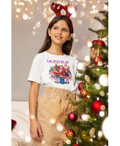 Koszulka dziecięca Świąteczna HUNTRIX prezent na święta Hunters k-pop