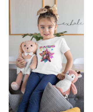 Koszulka dziecięca Huntrix Hunters - kolorowa moc bohaterek zespołu K-pop