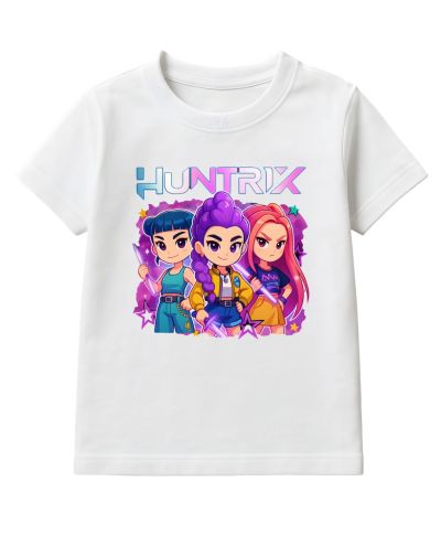 Koszulka dziecięca Huntrix dla fanek magicznej drużyny bohaterek