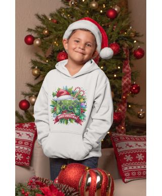 Bluza dziecięca Świąteczna Gamer Christmas dla fanów gier Pad do gry