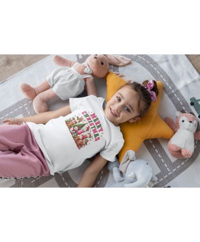 Koszulka dziecięca Świąteczna Merry Christmas pełna słodyczy i magii Świąt