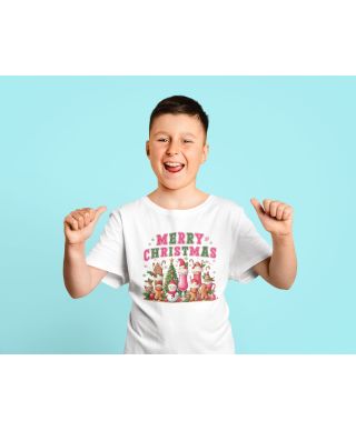 Koszulka dziecięca Świąteczna Merry Christmas pełna słodyczy i magii Świąt