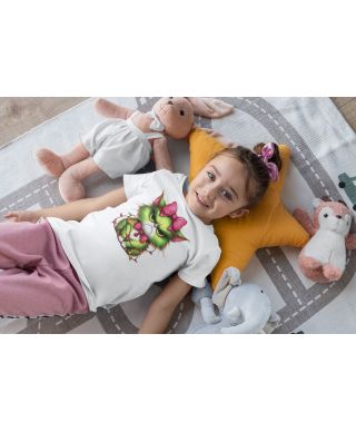 Koszulka dziecięca Świąteczna Grinchowy Kotek Kot Grinch uroczy