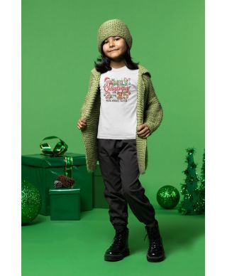 Koszulka dzicięca Świąteczna Family Christmas 2025 dla całej rodziny