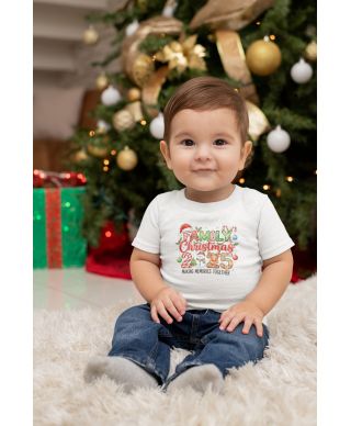 Koszulka dzicięca Świąteczna Family Christmas 2025 dla całej rodziny