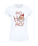 Koszulka damska Świąteczna Święta Mikołaj Ho Ho Ho prezent świąteczny