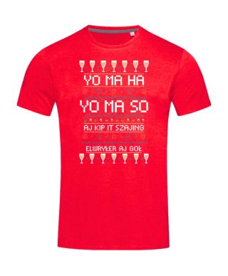 Koszulka męska świąteczna z humorem i fajerwerkami imprezowy motyw