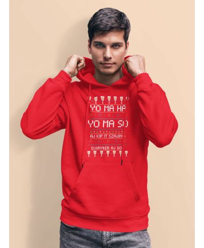 Bluza męska świąteczna z humorem i fajerwerkami imprezowy motyw