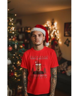 Koszulka męska Świąteczna filmowa Kevin sam w domu T-shirt świąteczny