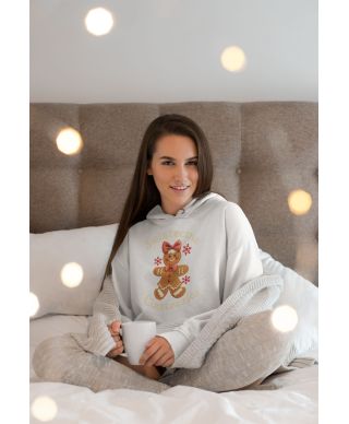 Bluza damska Świąteczna na Święta "Świąteczne Ciasteczko" urocza