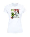 Koszulka damska Świąteczna Six Seven połączenie humoru i klimatu Świąt
