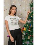 Koszulka damska Świąteczna Classic Knit Pattern w stylu ugly sweater