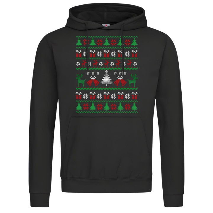 Bluza męska Świąteczna Classic Knit Pattern w stylu ugly sweater