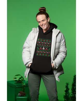 Bluza męska Świąteczna Classic Knit Pattern w stylu ugly sweater