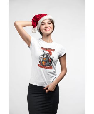 Koszulka damska Świąteczna Wybacz Mikołaju Byłam Niegrzeczna