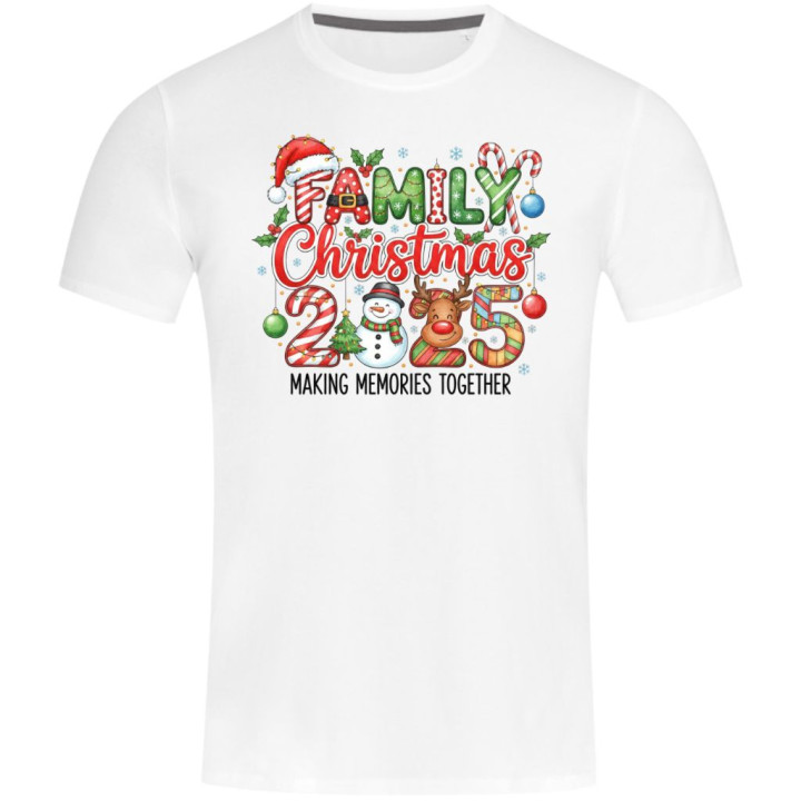 Koszulka męska Świąteczna Family Christmas 2025 dla całej rodziny