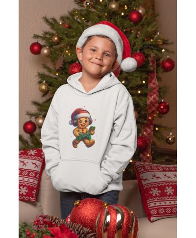 Bluza dziecięca Świąteczna piernik z konsolą świąteczna grający prezent