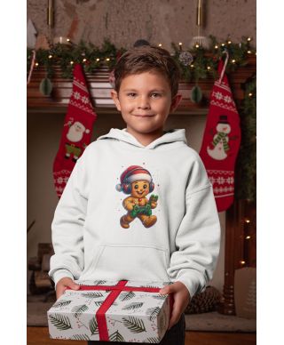 Bluza dziecięca Świąteczna piernik z konsolą świąteczna grający prezent